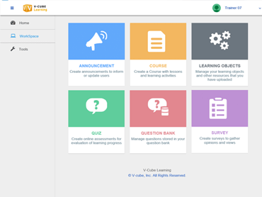 Fitur V-CUBE Learning