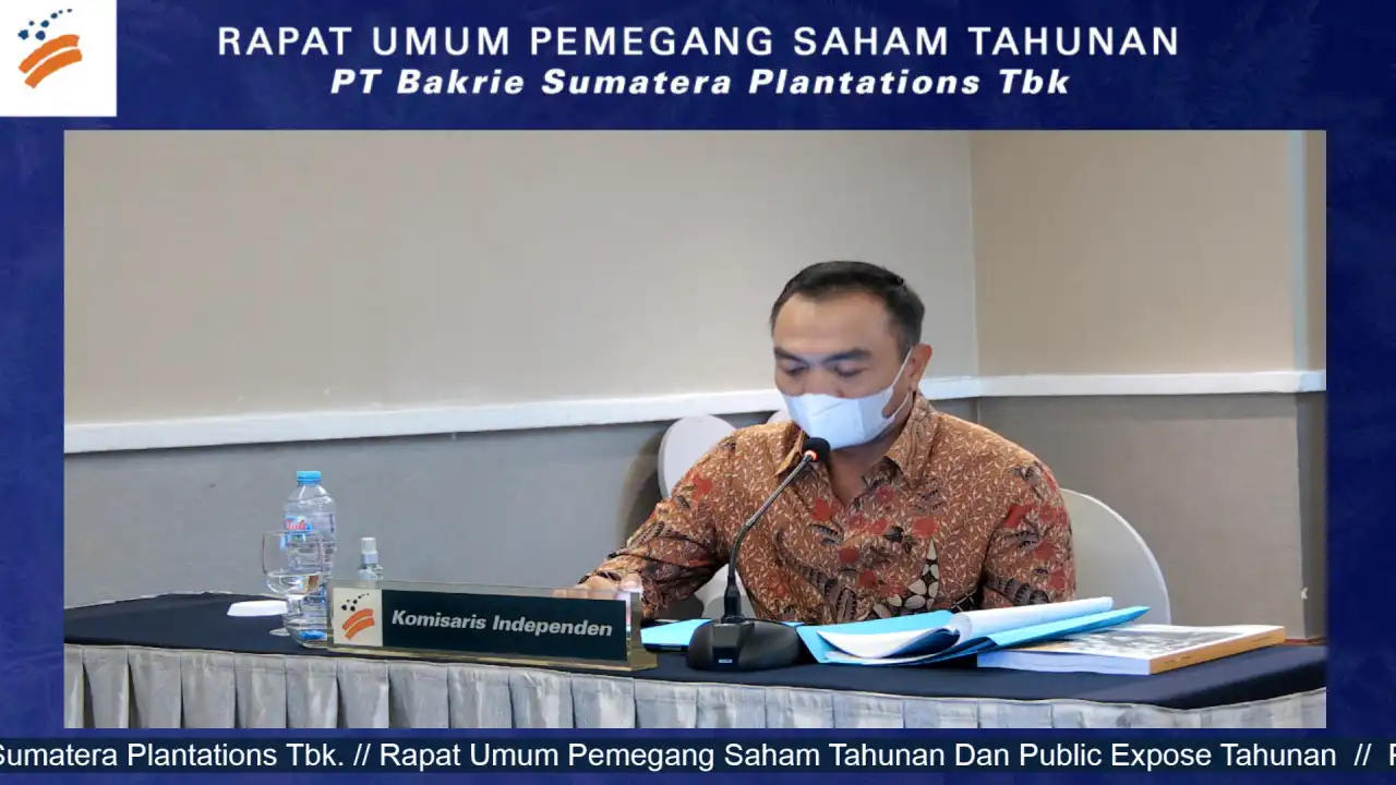 RUPS Tahunan Bakrie Sumatera Plantations 2021