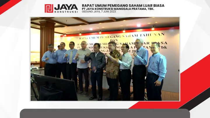 Jasa live Streaming RUPS Jaya Konstruksi 2023