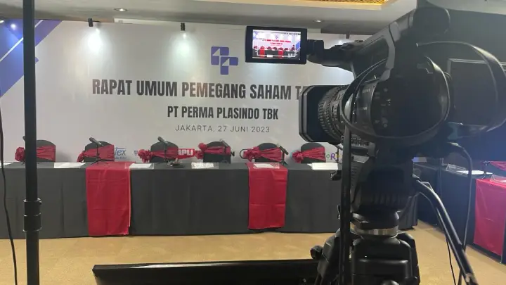 Jasa live streaming RUPS Perma Plasindo