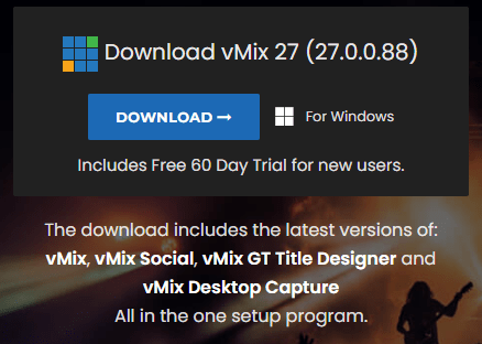 Belajar vMix - Download versi terbaru