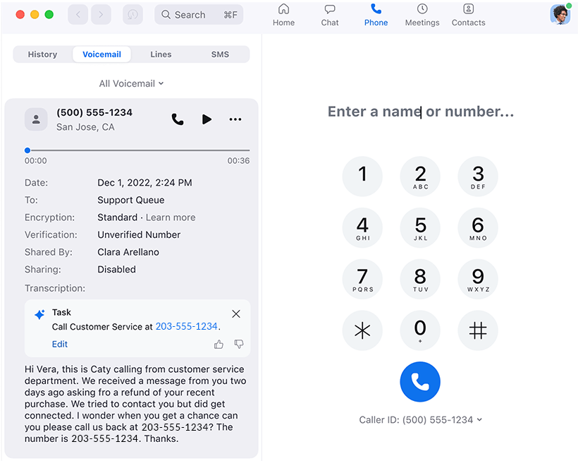 AI Companion untuk Zoom Phone - Call Summary