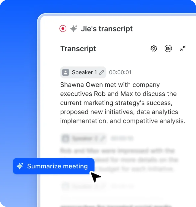 Zoom Meeting - Rangkum hasil meeting otomatis
