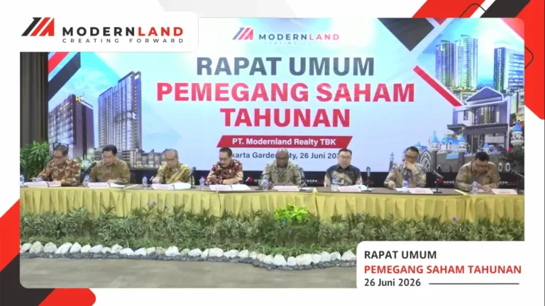 RUPST PT Modernland Realty Tbk 2026